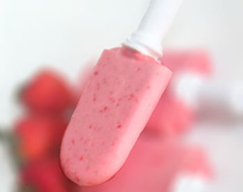 Φράουλα γρανίτα-παγωτό ξυλάκι