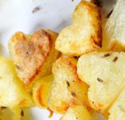 Πατάτες καρδιές