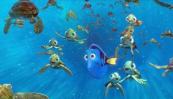 finding Dory 2016 turtles