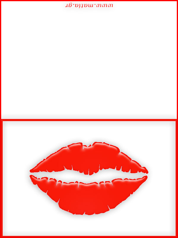 Χείλη (ευχετήρια κάρτα Αγίου Βαλεντίνου)