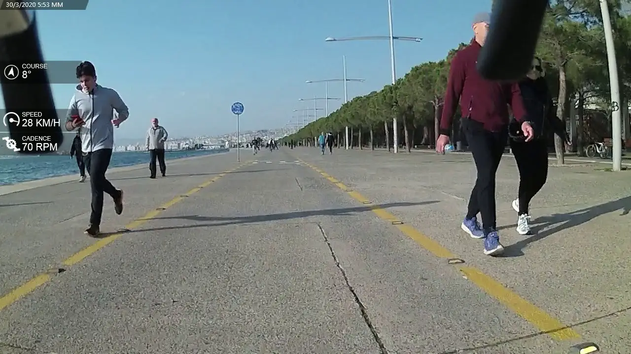 Πραγματικό βίντεο από τη Νέα Παραλία Θεσσαλονίκης