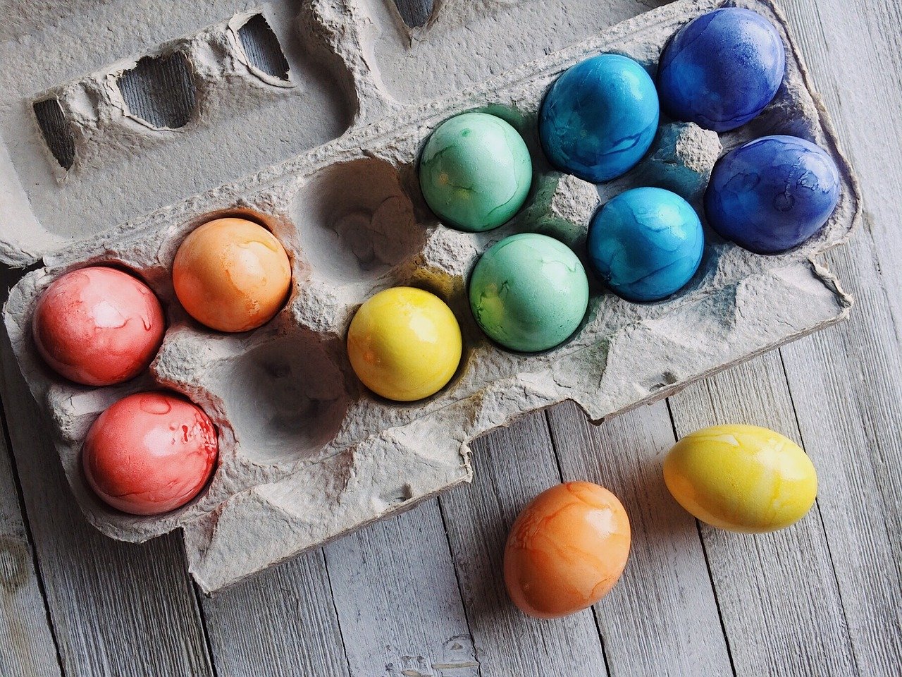 Οικολογικό βάψιμο Πασχαλινών αυγών
