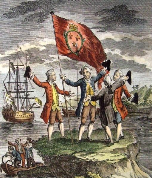 voyage de Bougainville 1780
