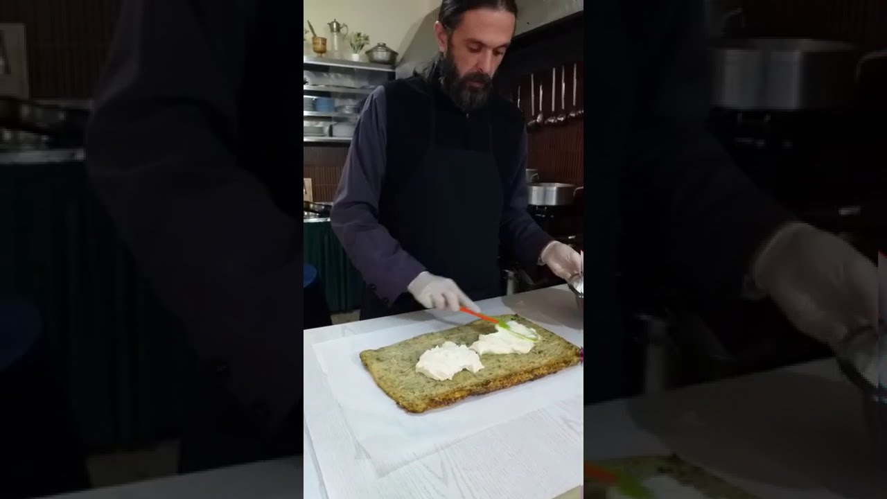Ρολό κολοκύθι με τυρί κρέμα, από τον Γέροντα Παρθένιο